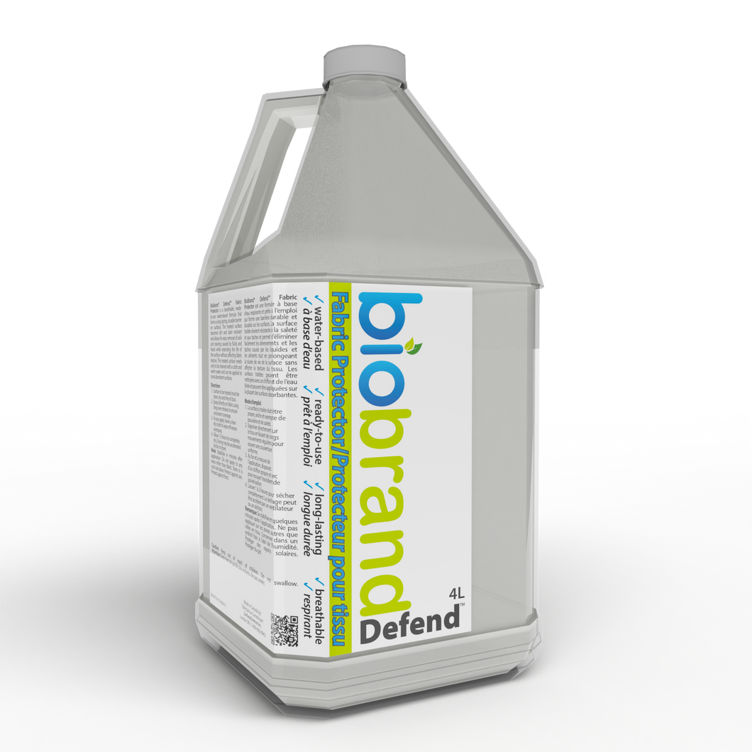 BioBrand Defend Fabric Protector | Eco-Friendly | by SurfaceScience | 4L Bottle
