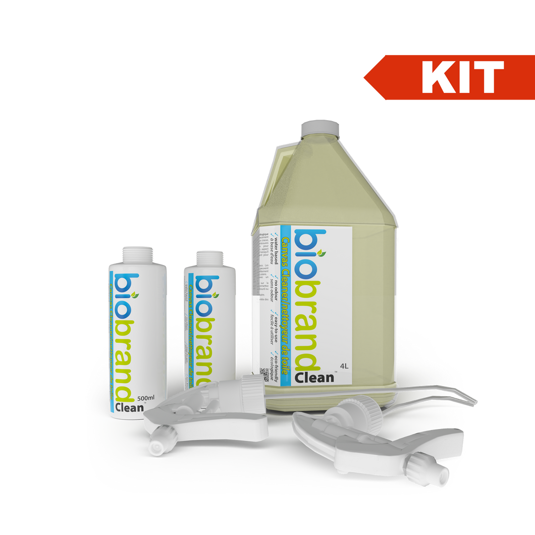 BioBrand Canvas Cleaner 4L Kit