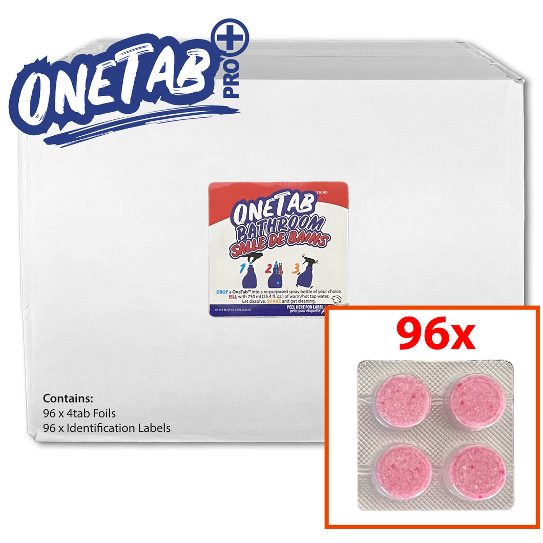 Bathroom Cleaner PRO+ 4pack Bulk Box of 96 (In foils only)