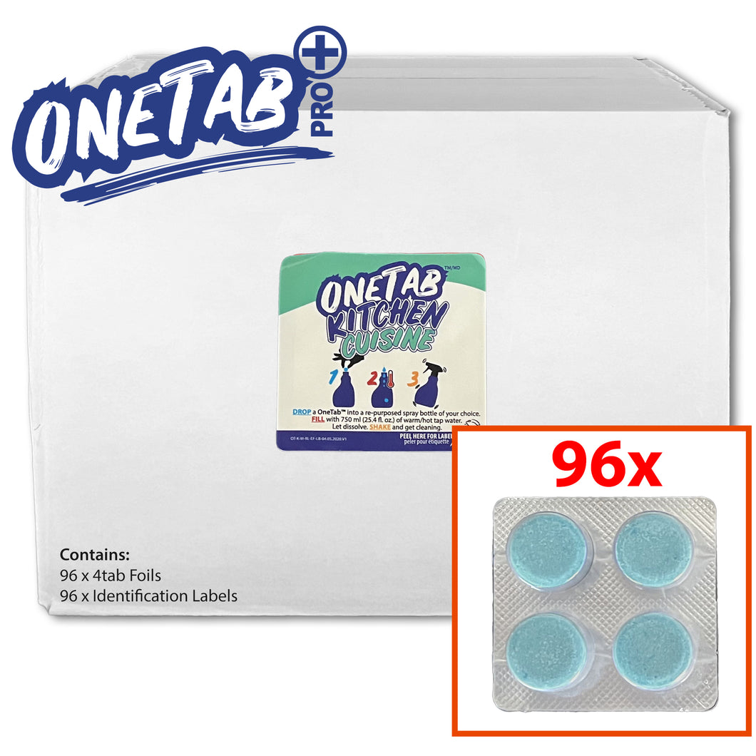 Kitchen Cleaner PRO+ 4pack Bulk Box of 96 (In foils only)