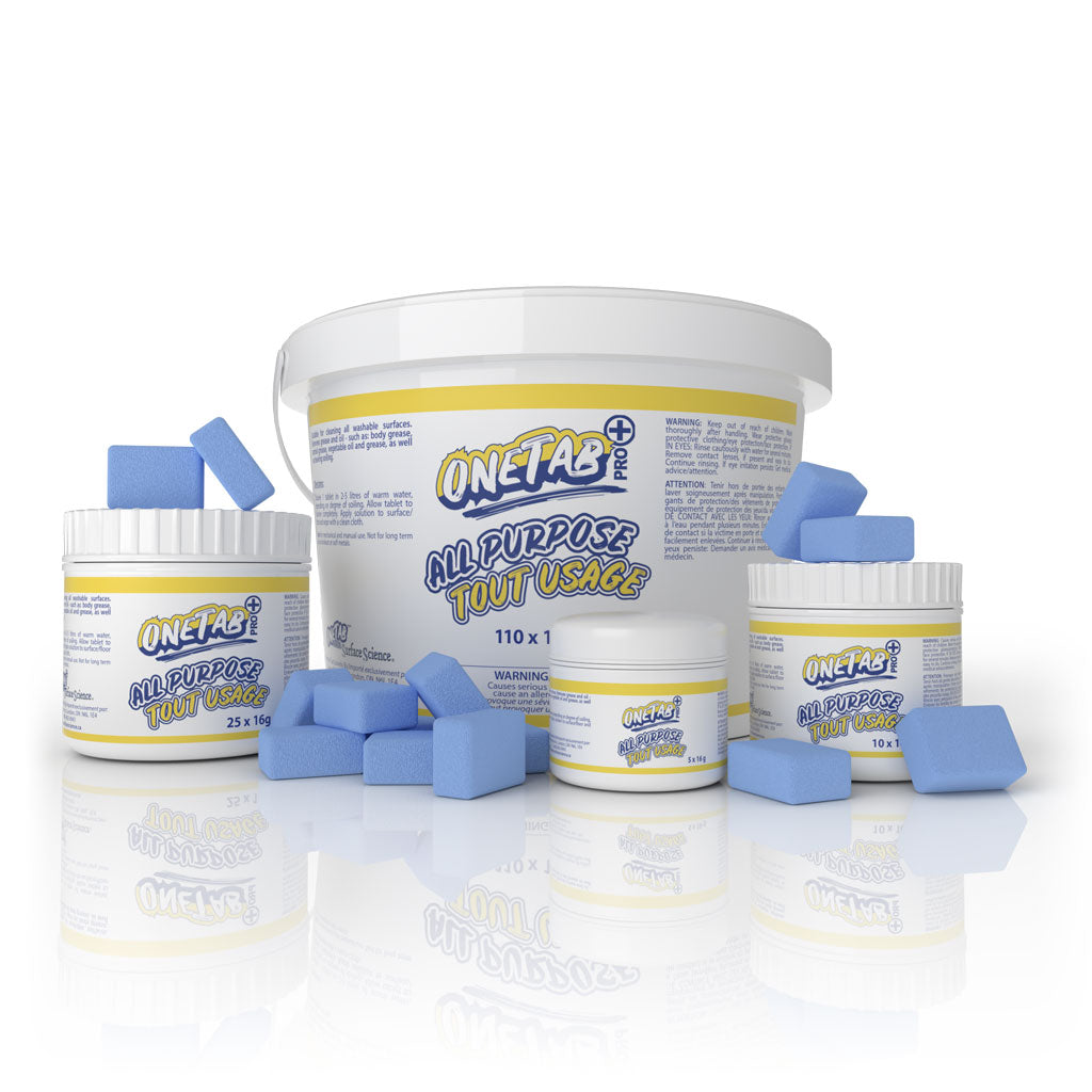 OneTab Pro+ All Purpose Cleaner | 16g Tab - Makes 5L | SurfaceScience