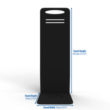 Load image into Gallery viewer, Gardian HS Monitor Countertop Stand (Black) from SurfaceScience
