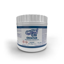 Charger l&#39;image dans la galerie, OneTab PRO+ C75 Chlortab Disinfectant with  Low-Odour Chlorine | 10L - 5 Tab - From SurfaceScience
