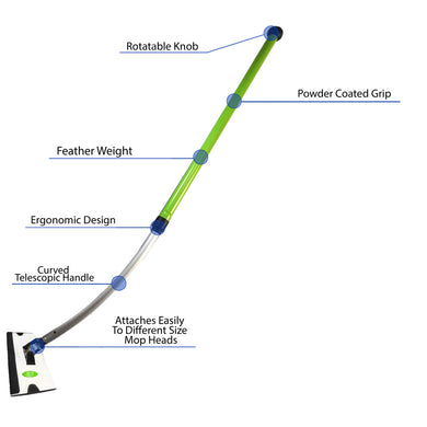 OneMop Telescopic Mop Pole | Patented Construction that works - from SurfaceScience