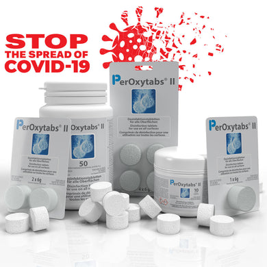 OneTab PRO+ P2 PerOxytabs® II Disinfectant Without Chlorine | 6g | Makes 1L - From SurfaceScience