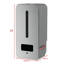 Load image into Gallery viewer, Gardian HS Monitor Sanitizer Dispenser Unit (Stainless steel) from SurfaceScience
