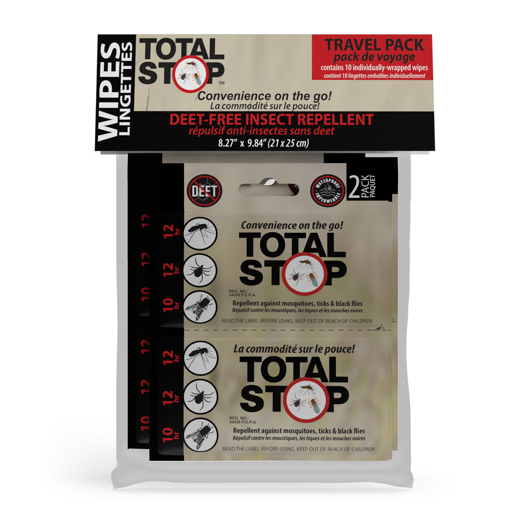 TotalSTOP Travel Pack - 10 Wipes